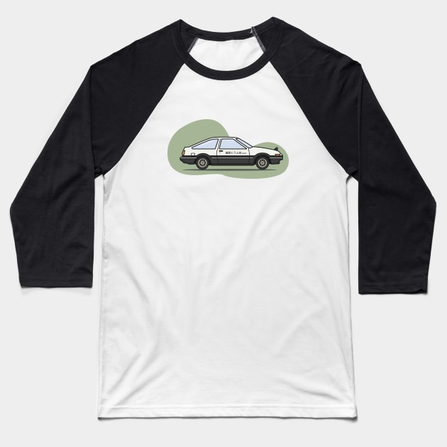 Ae86 - Initial D Baseball T-Shirt by OgyDesign